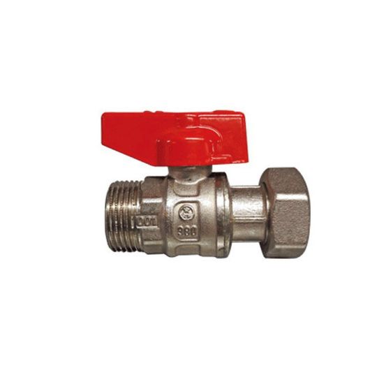 Immagine di VALVOLA DRITTA Ø 3/4" M CON GIRELLO 3/4"