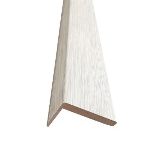 Immagine di LISTA COPRIFILO ROVERE SBIANCATO IN MDF 60X48 MM (MISURA UTILE 40 MM) SPESSORE 8 MM H.2250 MM