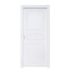 Immagine di PORTA PANTOGRAFATA 3 BUGNE LACCATO BIANCO BATTENTE MISURA 80x210x10/12 CM REVERSIBILE (senza maniglia)