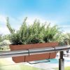 Immagine di BALCONETTA CON AGGANCIO SQUADRATO APPENDIBILE 50 CM 9,5 LT COTTO ART PLAST
