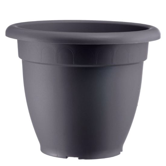 Immagine di VASO CAMPANA PLASTICA Ø 40 CM 19,2 LT ANTRACITE ART PLAST