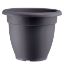 Immagine di VASO CAMPANA PLASTICA Ø 40 CM 19,2 LT ANTRACITE ART PLAST