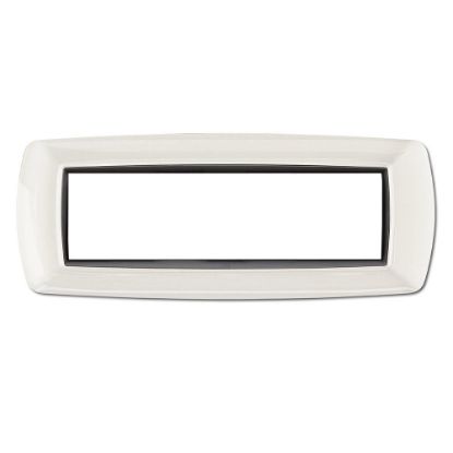 Immagine di PLACCA MYLIFE 7 MODULI BIANCO ELETTROCANALI