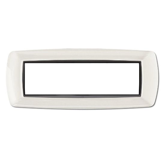 Immagine di PLACCA MYLIFE 7 MODULI BIANCO ELETTROCANALI
