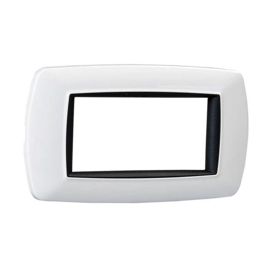 Immagine di PLACCA MYLIFE 4 MODULI BIANCO ELETTROCANALI