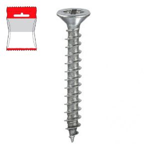 Immagine di VITE PER LEGNO INOX TESTA PIANA SVASATA 5X50 MM BLISTER DA 10 PZ