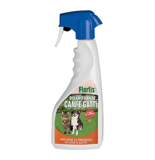 Immagine di DISABITUANTE LIQUIDO SPRAY PER CANI E GATTI 0,5 LT IDEALE PER GIARDINI - FINESTRE - DAVANZALI - BALCONI FLORTIS