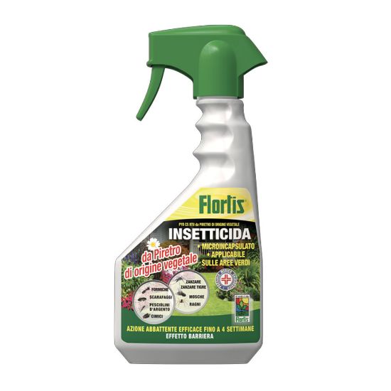 Immagine di INSETTICIDA LIQUIDO SPRAY PIRETRO RTU PRONTO ALL'USO 750 ML IDEALE PER AREE VERDI FLORTIS