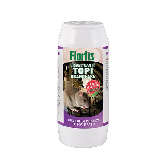Immagine di DISABITUANTE GRANULARE PER TOPI 1000 ML IDEALE PER CANTINE - GARAGE - SOFFITTE FLORTIS
