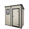 Immagine di CASETTA GIARDINO (MANOR PENT 6X4) IN RESINA CON FINESTRA EFFETTO LEGNO GRAFFIATO BEIGE L.183,5 P.111 H.200,5 CM  KETER