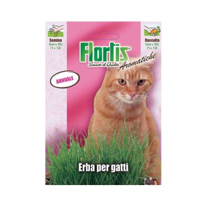 Immagine di BUSTINA SEMI ORTO ERBA PER GATTI L 11,5 H 16 CM FLORTIS