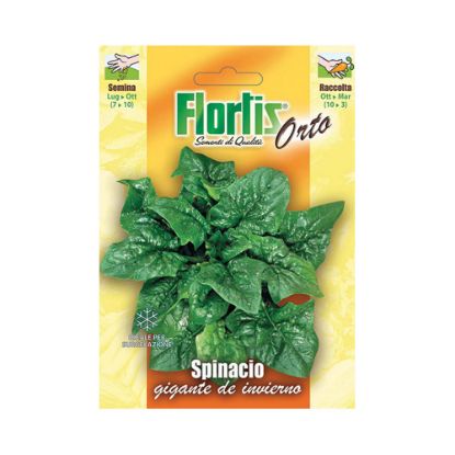 Immagine di BUSTINA SEMI ORTO SPINACIO GIGANTE D'INVERNO L 11,5 H 16 CM FLORTIS