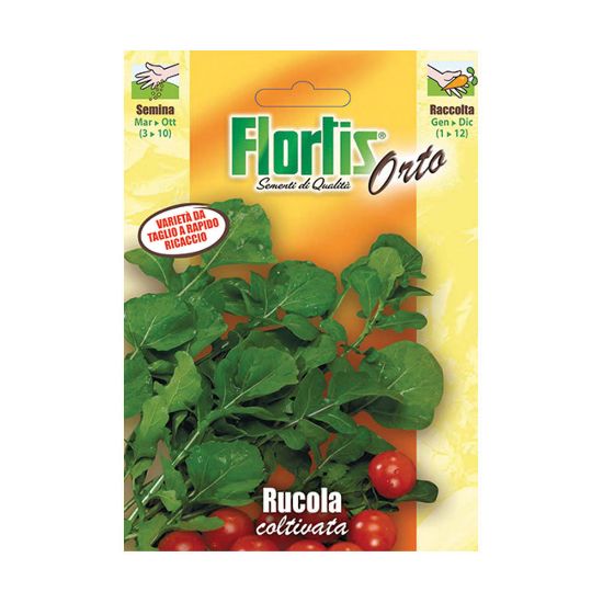 Immagine di BUSTINA SEMI ORTO RUCOLA COLTIVATA L 11,5 H 16 CM FLORTIS