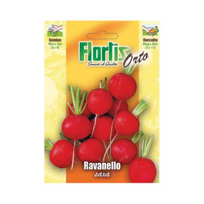 Immagine di BUSTINA SEMI ORTO RAVANELLO SAXA L 11,5 H 16 CM FLORTIS