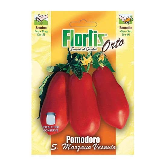 Immagine di BUSTINA SEMI ORTO POMODORO SAN MARZANO L 11,5 H 16 CM FLORTIS