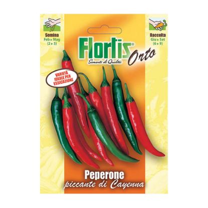 Immagine di BUSTINA SEMI ORTO PEPERONE PICCANTE DI CAYENNA L 11,5 H 16 CM FLORTIS
