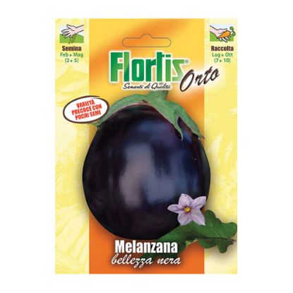 Immagine di BUSTINA SEMI ORTO MELANZANA NERA L 11,5 H 16 CM FLORTIS
