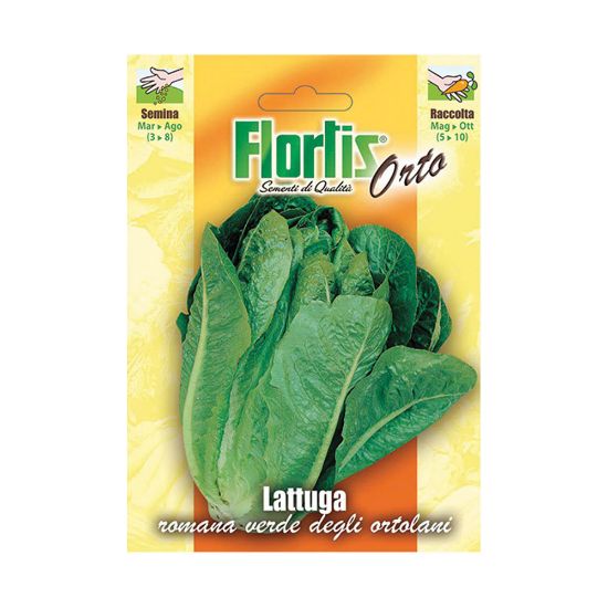 Immagine di BUSTINA SEMI ORTO LATTUGA ROMANA VERDE L 11,5 H 16 CM FLORTIS