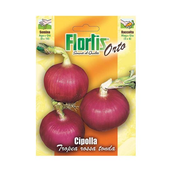 Immagine di BUSTINA SEMI ORTO CIPOLLA TROPEA ROSSA L 11,5 H 16 CM FLORTIS