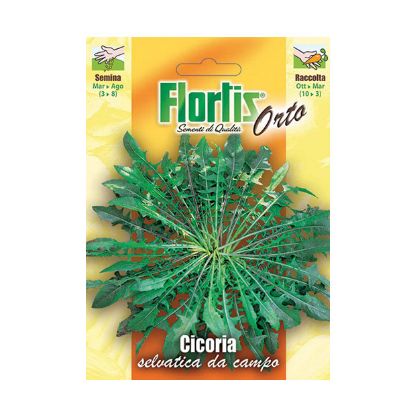 Immagine di BUSTINA SEMI ORTO CICORIA SELVATICA DA CAMPO L 11,5 H 16 CM FLORTIS
