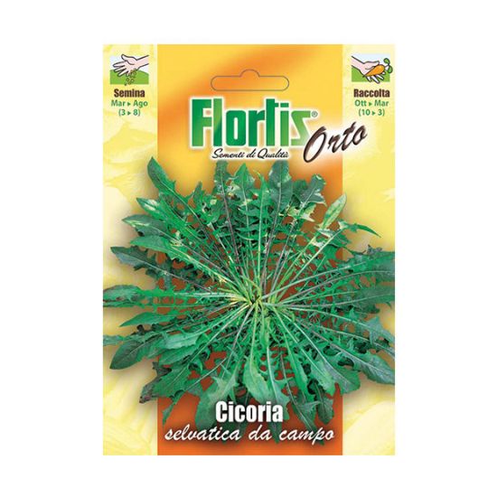 Immagine di BUSTINA SEMI ORTO CICORIA SELVATICA DA CAMPO L 11,5 H 16 CM FLORTIS