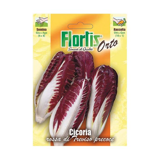 Immagine di BUSTINA SEMI ORTO CICORIA ROSSA DI TREVISO L 11,5 H 16 CM FLORTIS