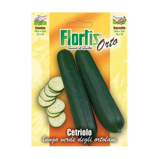 Immagine di BUSTINA SEMI ORTO CETRIOLO LUNGO VERDE L 11,5 H 16 CM FLORTIS