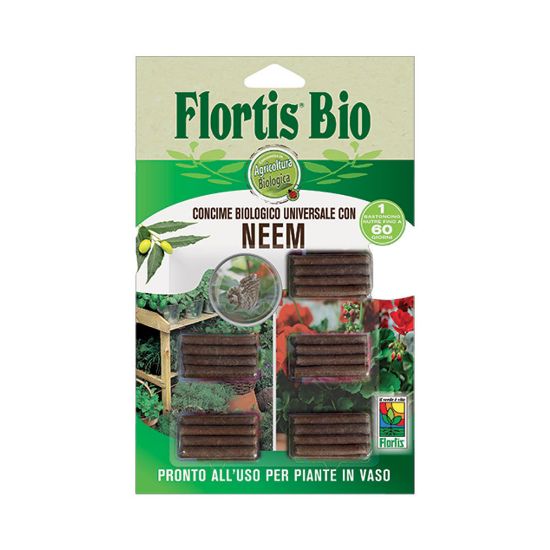 Immagine di CONCIME BASTONCINO BIO UNIVERSALE CONFEZIONE 25 PZ FLORTIS