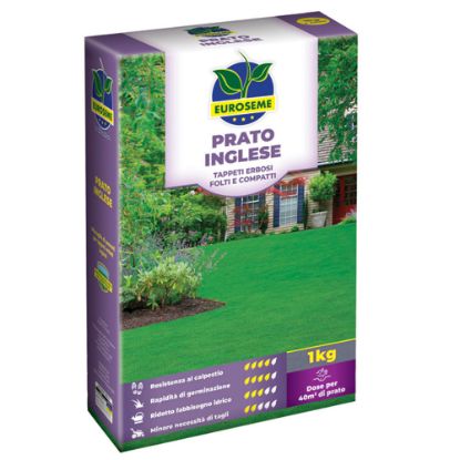 Immagine di SEME PER PRATO INGLESE CONFEZIONE DA 1,0 KG IDEALE PER 40 M² EUROSEME