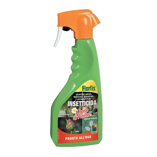 Immagine di INSETTICIDA LIQUIDO SPRAY PIRETRO GARDEN PRONTO ALL'USO 0,5 LT IDEALE PER PIANTE ORNAMENTALI FLORTIS