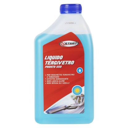 Immagine di LAVAVETRI LIQUIDO PRONTO ALL'USO 1,0 LT PROFUMO NEUTRO PER VASCHETTE TERGIVETRO E TERGIFARO