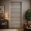 Immagine di PORTA MICROTEC ROVERE GRIGIO BATTENTE MISURA 80x210x10/12 CM REVERSIBILE (SENZA MANIGLIA)