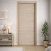 Immagine di PORTA MICROTEC ROVERE SBIANCATO BATTENTE MISURA 60x210x10/12 CM REVERSIBILE (SENZA MANIGLIA)