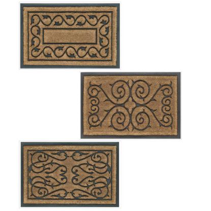 Immagine di ZERBINO COCCO+GOMMA SPRINT RETTANGOLARE L 60 H 40 CM SPESSORE 2,0 CM ASSORTITI IDEALE PER ESTERNO