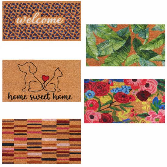 Immagine di ZERBINO COCCO KERA VIRIDI RETTANGOLARE L 70 H 40 CM SPESSORE 1,4 CM ASSORTITI IDEALE PER ESTERNO