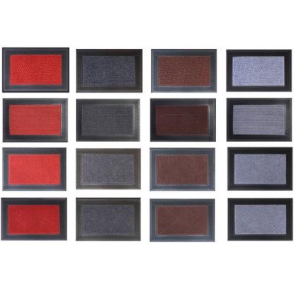 Immagine di ZERBINO GOMMA+POLIESTERE ATENE RETTANGOLARE L 62 H 40 CM SPESSORE 0,8 CM ASSORTITI IDEALE PER ESTERNO