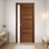 Immagine di PORTA EASY SCORREVOLE INTERNO NOCE CELLINI MISURA 70x210x10/12 CM REVERSIBILE