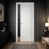 Immagine di PORTA EASY SCORREVOLE INTERNO BIANCO GRAFFIATO MISURA 70x210x10/12 CM REVERSIBILE