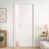 Immagine di PORTA TUA BIANCO SCORREVOLE INTERNO MISURA 60x210x10/12 CM REVERSIBILE
