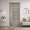 Immagine di PORTA MICROTEC ROVERE GRIGIO SCORREVOLE INTERNO MISURA 90x210x10/12 CM REVERSIBILE