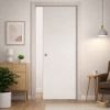 Immagine di PORTA MICROTEC FRASSINO BIANCO SCORREVOLE INTERNO MISURA 70x210x10/12 CM REVERSIBILE