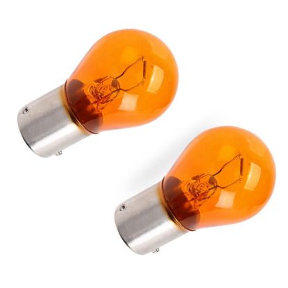 Immagine di LAMPADINA ALOGENA PY21W 12V 21W COLORE ARANCIONE ADATTA PER LUCI DI STOP BLISTER DA 2 PZ BOSCH