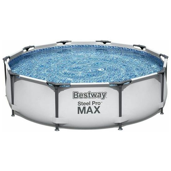 Immagine di PISCINA STEEL PRO MAX ROTONDA Ø 366 H 76 CM CON POMPA FILTRO BESTWAY