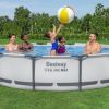Immagine di PISCINA STEEL PRO MAX ROTONDA Ø 366 H 76 CM CON POMPA FILTRO BESTWAY