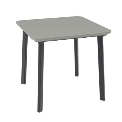 Immagine di TAVOLO ITALIA IN POLIPROPILENE L 77 P 77 H 72 CM ANTRACITE - GRIGIO TORTORA IDEALE PER 4 POSTI TOOMAX