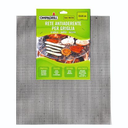 Immagine di RETE ANTIADERENTE TEFLONATA PER GRIGLIE E PIASTRE L 42 H 36 CM OMPAGRILLRETE ANTIADERENTE TEFLONATA PER GRIGLIE E PIASTRE L 42 H 36 CM OMPAGRILL