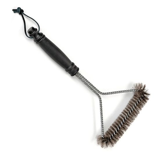 Immagine di SPAZZOLA BBQ TRIANGLE ACCIAIO 17x40 CM G.M.R