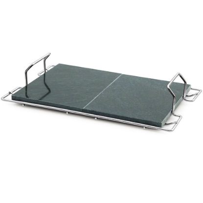 Immagine di BISTECCHIERA PIETRA OLLARE MISURA 60x40 CM BBQ SUNDAY