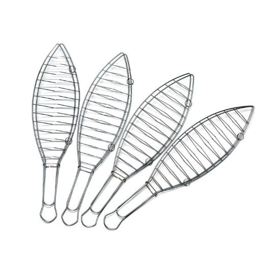 Immagine di SET 4 GRIGLIE BBQ PER PESCE G.M.R.