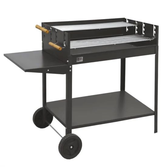 Immagine di BARBECUE A CARBONELLA CALYPSO CON RUOTE L 80 P 50 H 85 CM MILLE